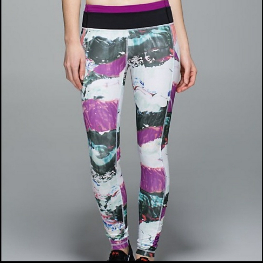 Lululemon Speed Tight III Sz 8 Unicorn Tears